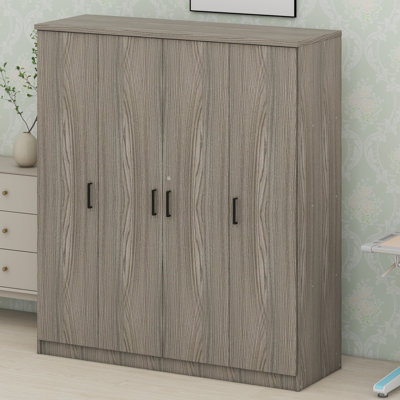 Armoire classique à 4 portes avec tiroir - Une solution de rangement généreuse pour n'importe quelle pièce