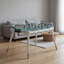 Table de soccer haut de gamme en bois massif minimaliste blanc