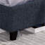 Lit tapissier Blue Denim Squares