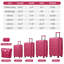 Ensemble de 6 valises avec valises extensibles-129419392