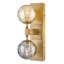 Oberon Steel Armed Sconce-2142051215