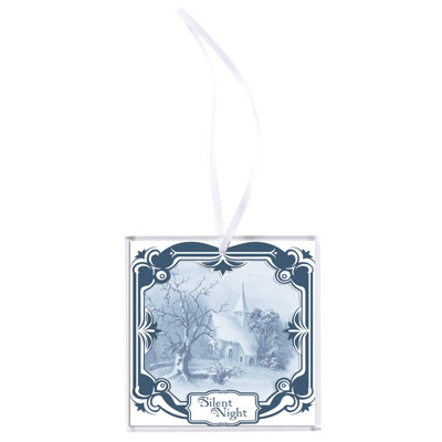 Ornament Silent Night Glass