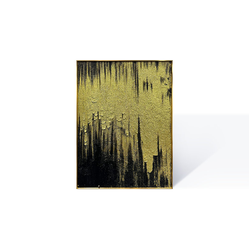 Gilded Dreams - Single Picture Frame Print on Canvas