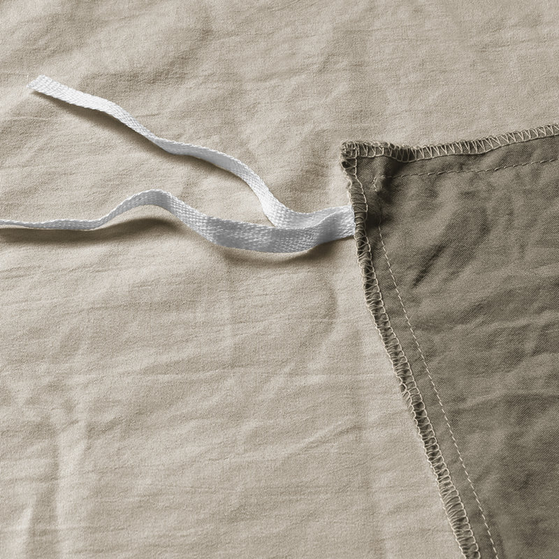 Khaki and Driftwood Reversible Full/Queen Duvet Cover Set