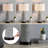 Josanna 23" Touch Control  Bedside Table Lamp Set with USB Ports, Bulbs