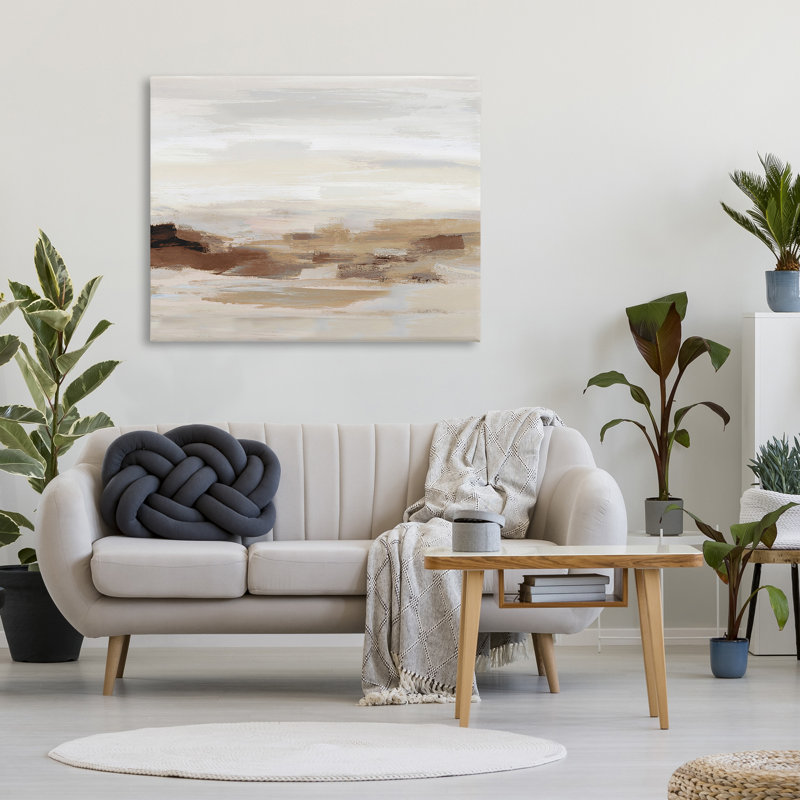 «Subtle Desert Dunes», art mural sur toile par Amber Sterling, H 36 po x l 48 po