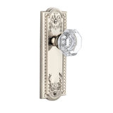 Grandeur Parthenon Plate Passage with Chambord Crystal Door Knob