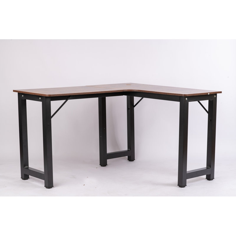 Bureau en L contemporain pour tâches multiples