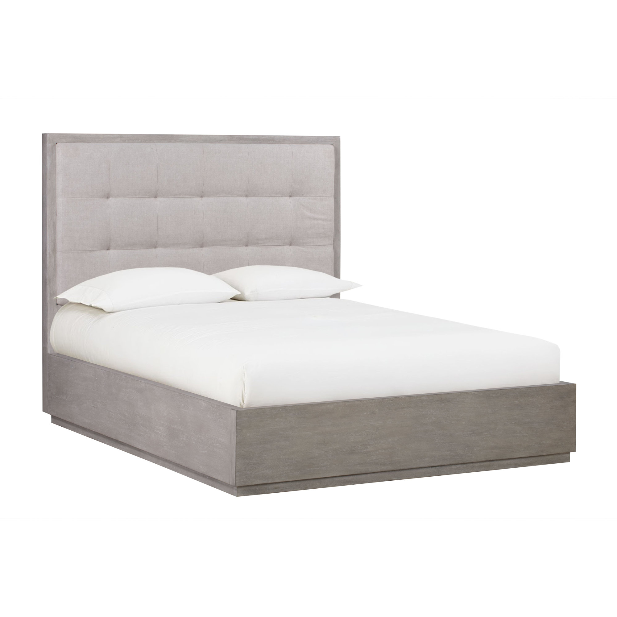 Eloise Upholstered Storage Bed, Queen, White