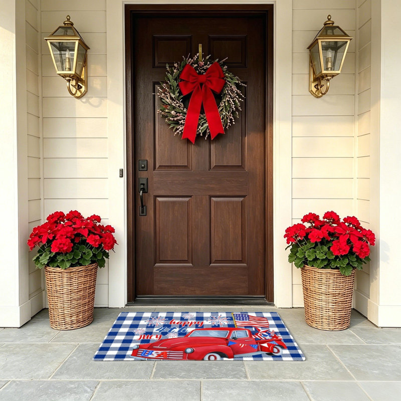 Tapis d'entrée 24 po x 36 po Happy Day