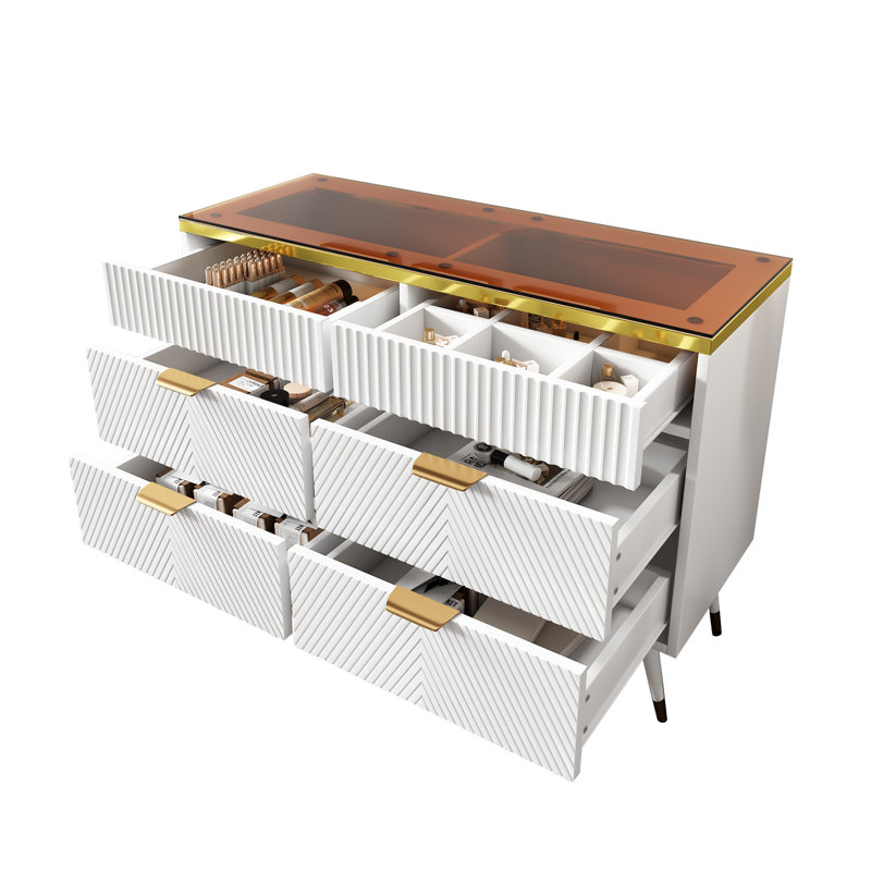 Metal 120cm W Chest of Drawers