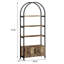 181.7cm H x 80.1cm W Iron Bookcase-741492415