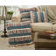 Housse et insert de coussin décoratif en coton à franges Beechums Collection-208287171