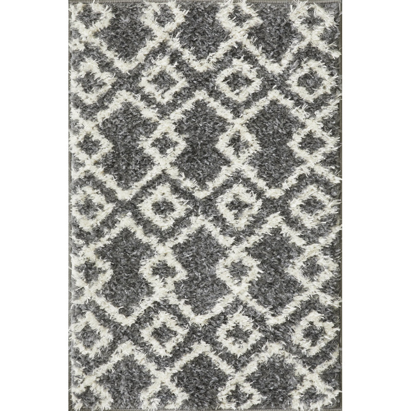 Huipio Performance Geometric Indoor Rug, Rectangle 2' x 3'