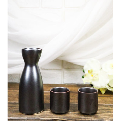 Ensemble de 2 pots à vin en porcelaine Tetsu Kesho