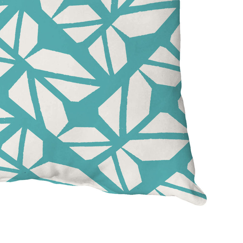 Housse de coussin carré et insert, Bleu sarcelle, 20 po X 20 po