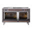 ILVE Nostalgie II 60 in Dual Fuel Range, 7 Burner, Griddle, Frenchtop-1511114681-1511442330