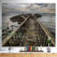 «Wooden Pier on North Irish Coastline», reproduction d'impression-35125716-35125711