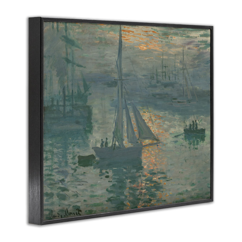 Art classique de Giclée par Mon1000paintings, H 11 po x l 14 po, Giclée encadrée noir minuit