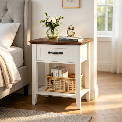 48 cm W Bedside Table