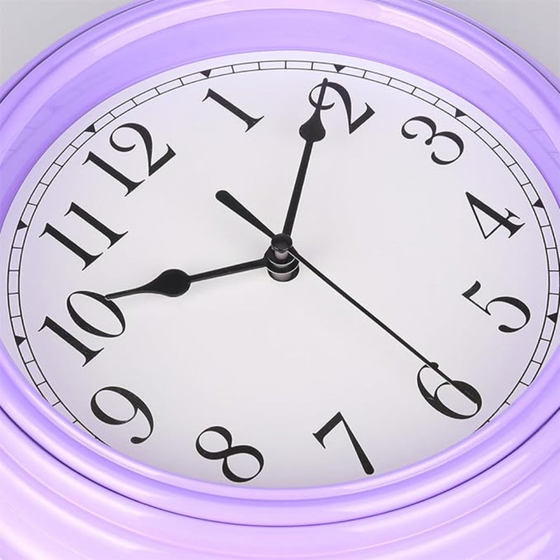 Horloge murale silencieuse 9 po