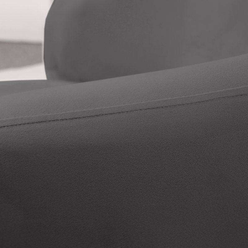 Fauteuil pivotant moderne Taccarra, fauteuil tonneau rembourré avec rotation à 360 degrés, fauteuil lounge avec base en pin pour salon, chambre, bureau