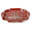 Porcelain Tray Crimson Courtyard