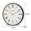 Horloge murale 15,75 po Modern-1197572054