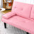 PVC Leather Convertible Futon Sofa Bed-1187448366