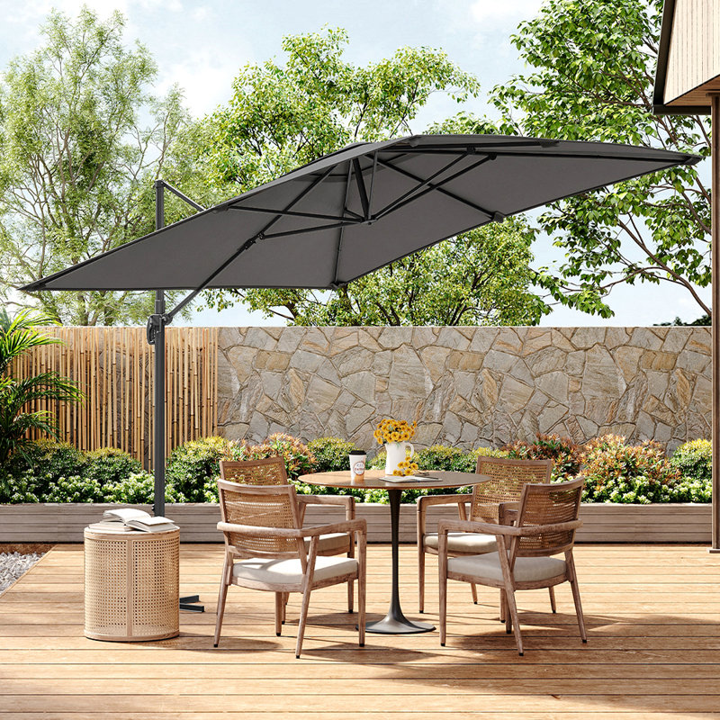 Antavion Cantilever Parasol, Dark Grey