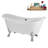 59" Streamline Clawfoot Tub,Tray,Drain, Clawfeet-101628976-102220279