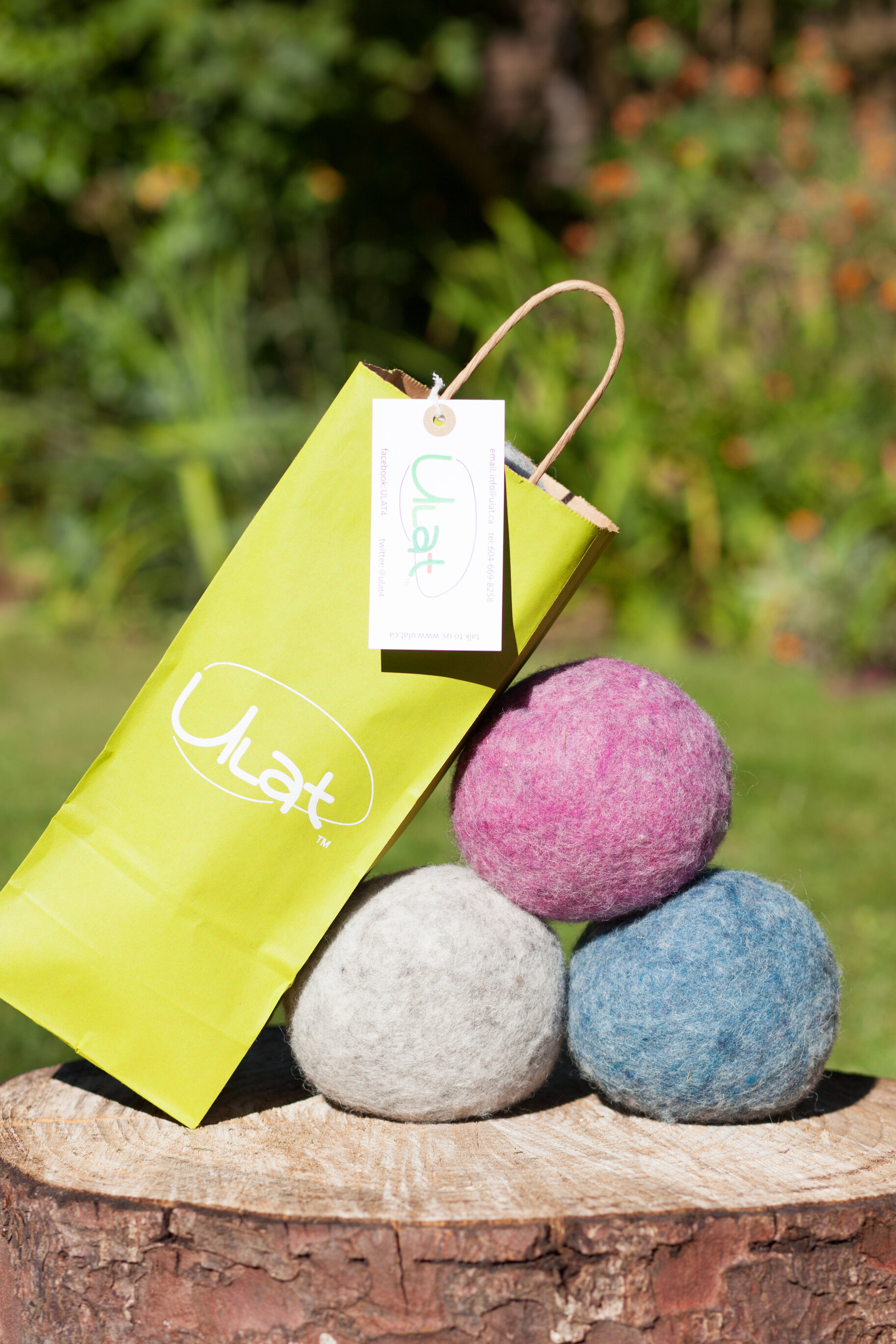 Ulat Wool Dryer Balls with Essential Oil