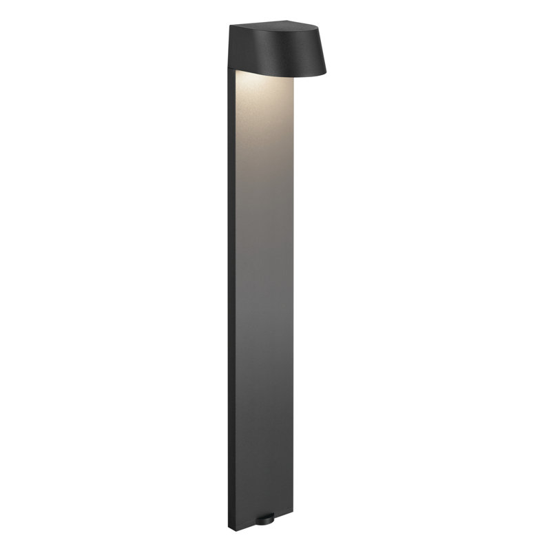 Luminaire de chemin supérieur évasé Kichler 12 Volt 2700K à finition noire texturée 23,6 po