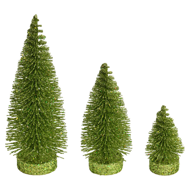 Arbre de Noël artificiel pin de 3 à 5 po à 7 po, 3 pièces