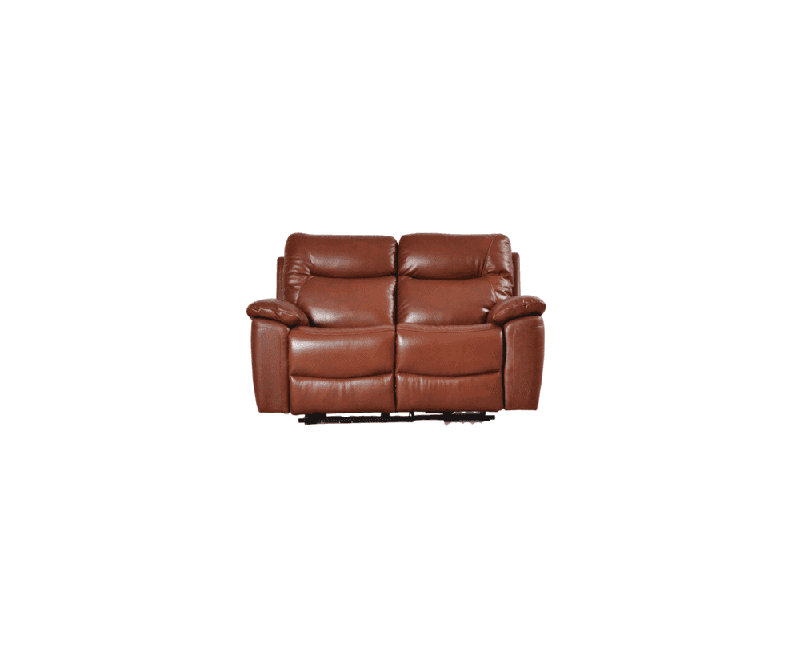Amarien Genuine Leather Electric Power Recliner 2 Seater, Tan