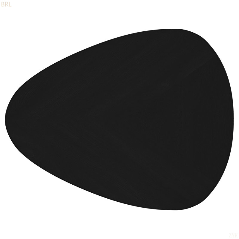 Ensemble de tables basses et de tables de bout noires 2 pièces
