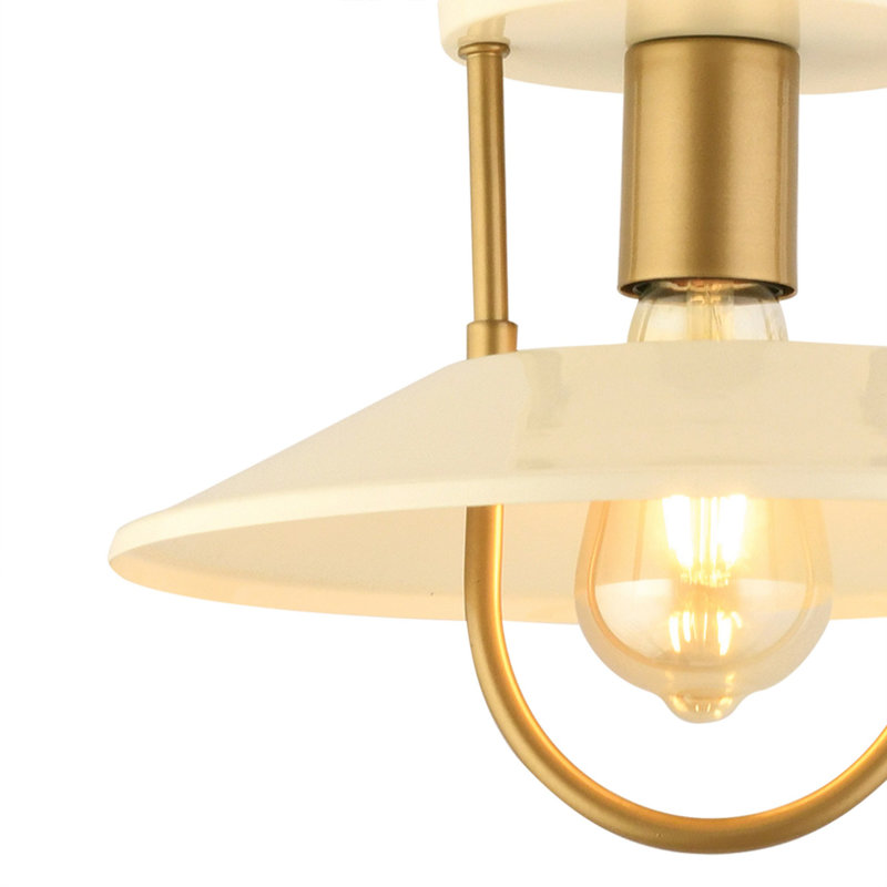 Elegant Adjustable Chandelier, Metal Body, 11.8 x 9.8 inches | Height: 11 - 50.4 inches | 1 x E27 Socket, Max 40W (Bulb Not Included) | Modern White Finish, Perfect for Living Room & Dining Areas, IP20 Rated