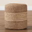 Tabouret d'appoint en bois massif Aaja Seagrass