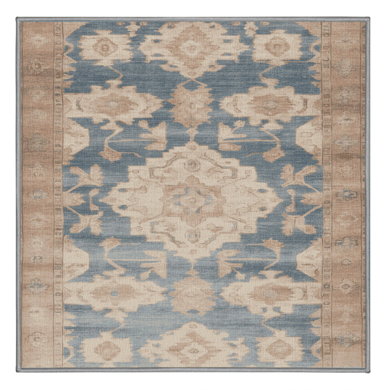Tapis gris lavable à la machine