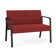 Waterfall Waiting Reception Loveseat Metal Frame