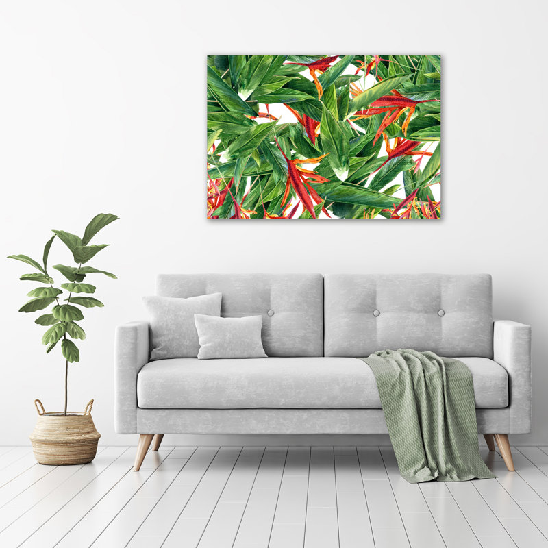 Floral Pattern - Wrapped Canvas Print