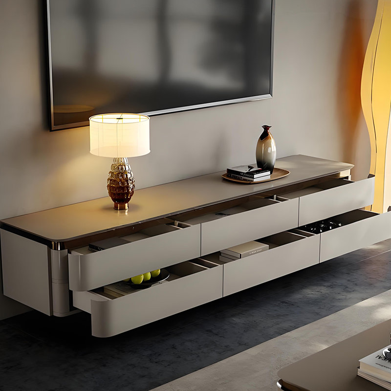 Meuble télé moderne italien, H 19,68 po x L 86,61 po x l 15,74 po