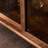 Nordic style glass display case Modern sideboard