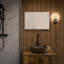 Celsa Matte Black 30cm H No Power Source Required / Manual Integrated LED Outdoor Sconce