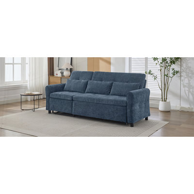 2-in-1 Sofa Bed Reversible Recliner Sofa