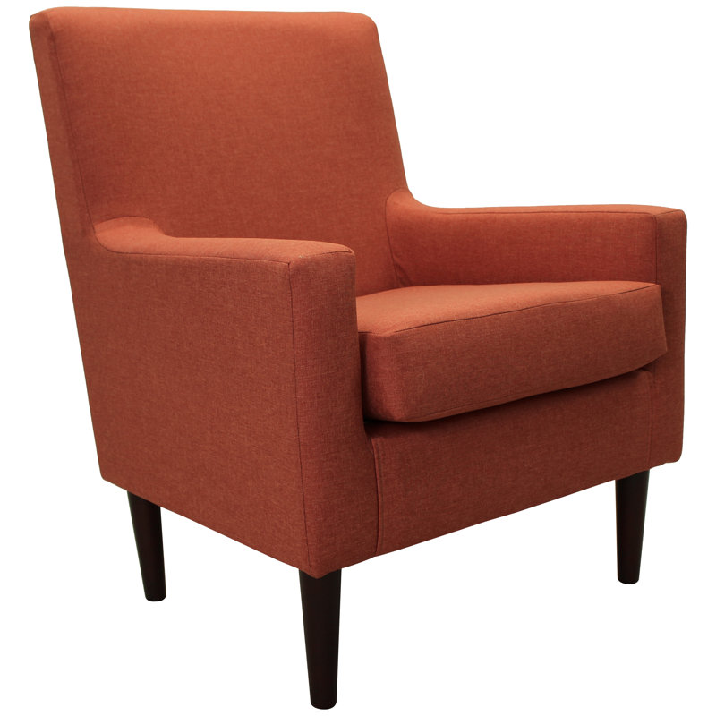 Fauteuil l 28 po Donham, Tissu performance natté mangue Jitterbug, Noir