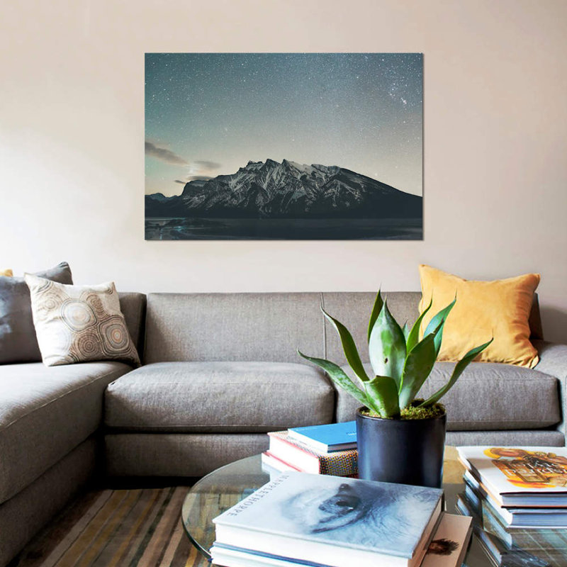 Reproduction d'art graphique sur toile tendue, "Lake Minnewka, Alberta II" par Luke Anthony Gram, 12 po x 18 po x 1,5 po