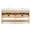 Ensemble de meuble-lavabo double 72 po Milagro-177492087