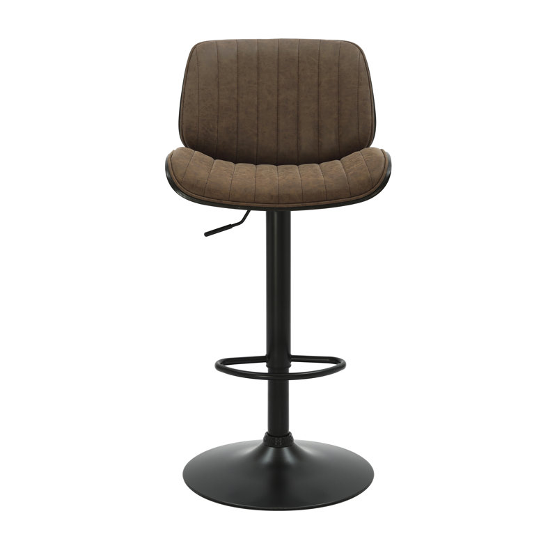 Tabouret de bar Westerfield, Marron foncé
