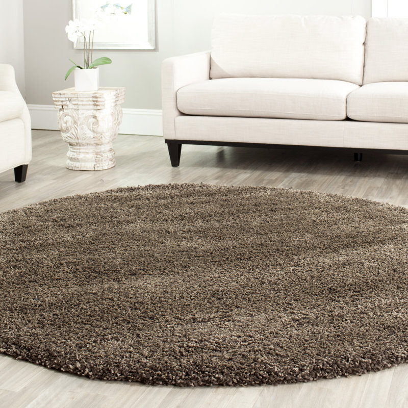 Assar Area Rug, Round 4', Mushroom 